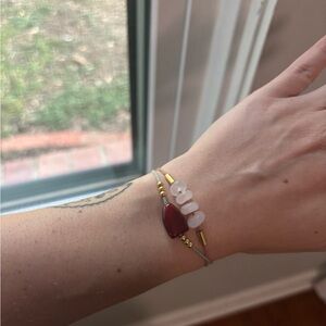 Madewell - Cord Gold Blue Pink Bracelet
